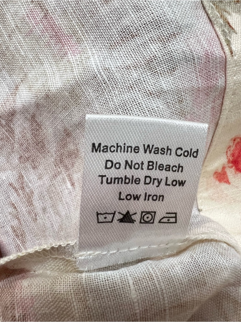 Tuckernuck XL Floral Linen Cotton Shirt Dress Rose Thistle Midi - Picture 8 of 8